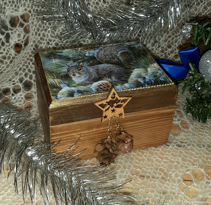 Новогодние шкатулки