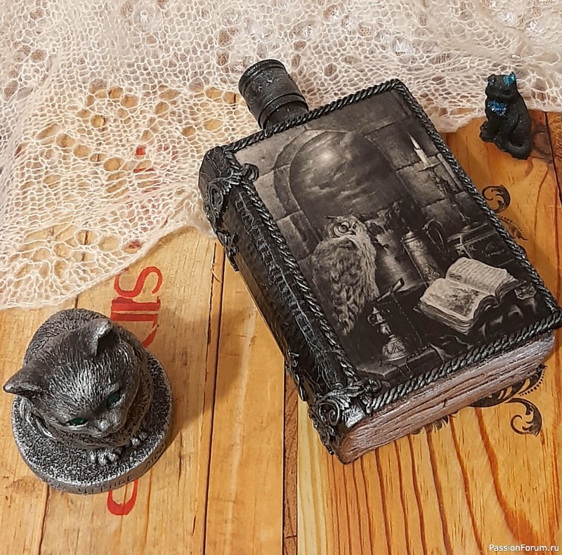 Бутылки-книги