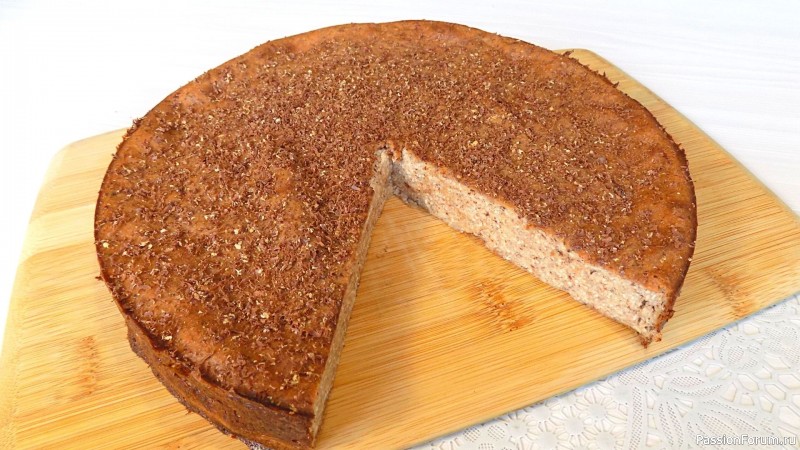 ​Рецепт вкусной творожной запеканки с бананом и шоколадом