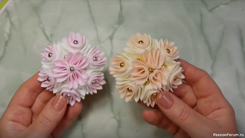 Снежинки из фоамирана. Видео МК
