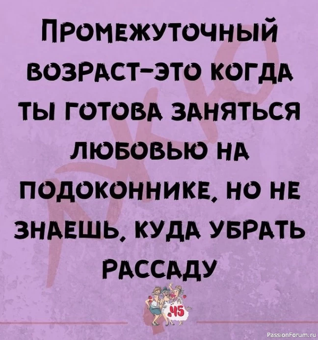 Кто тут у нас находится в &quot;промежуточном&quot; возрасте?