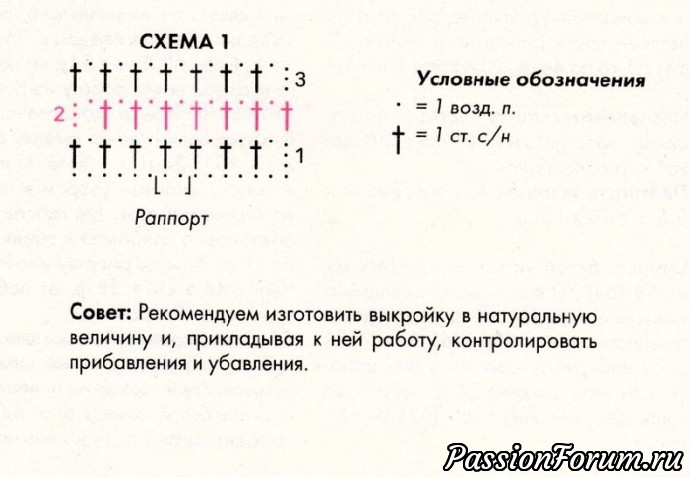 Трехцветный полувер в полоску. Описание