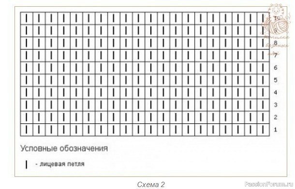 Шарф для девочки спицами «Рыжая лиса»