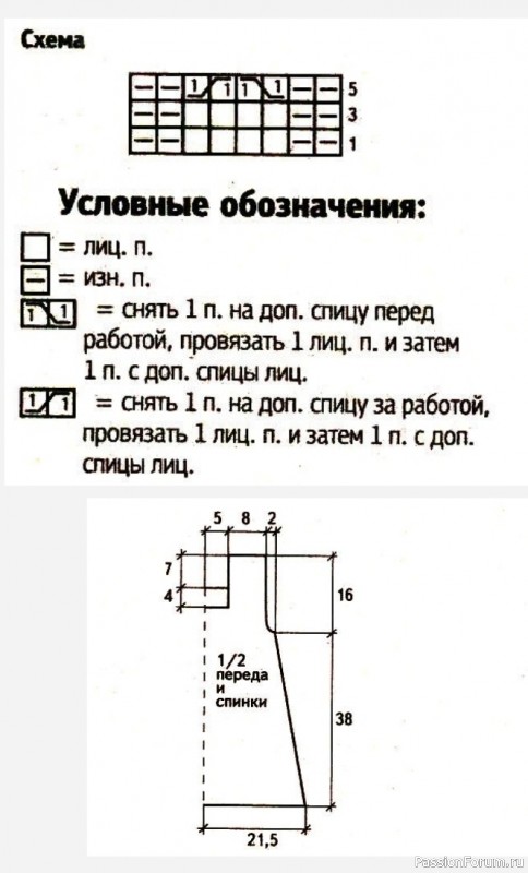 Темно-синий сарафан для девочки. Схема