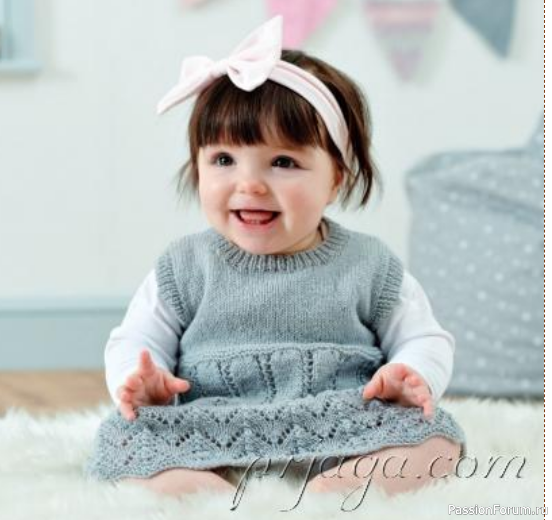 Детское ажурное платье «Twinkle Twinkle» на 5-12 месяцев. Описание