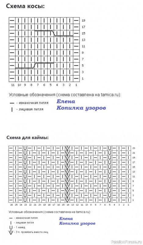 Ажурная кофточка со шнуровкой. Схема