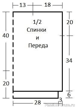 Кофточка с ажурной отделкой. Описание.