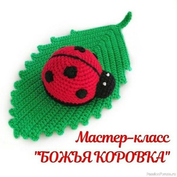 ​Божья коровка крючком. МК