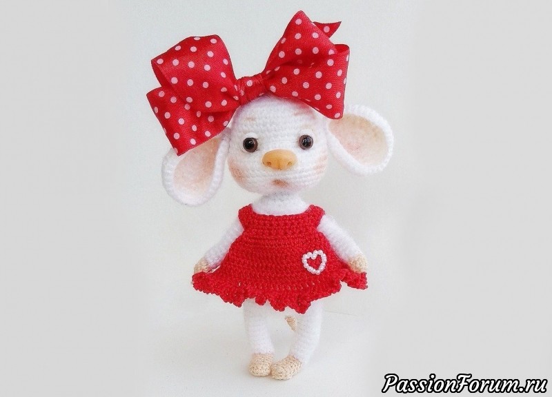 Мышка амигуруми. МК Марины Чирковой