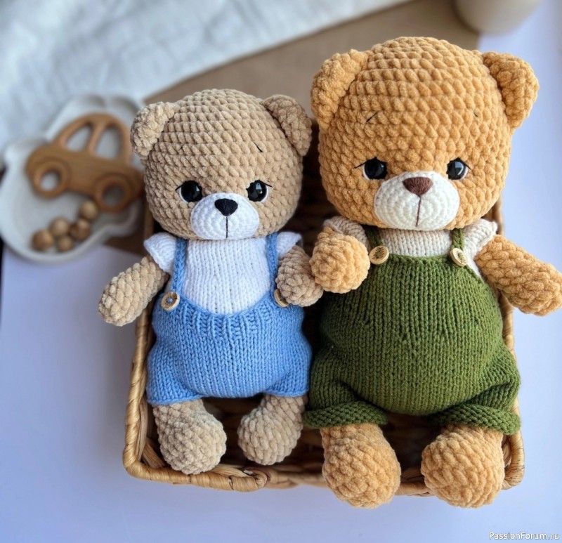 Мишка от Malina.toy. МК