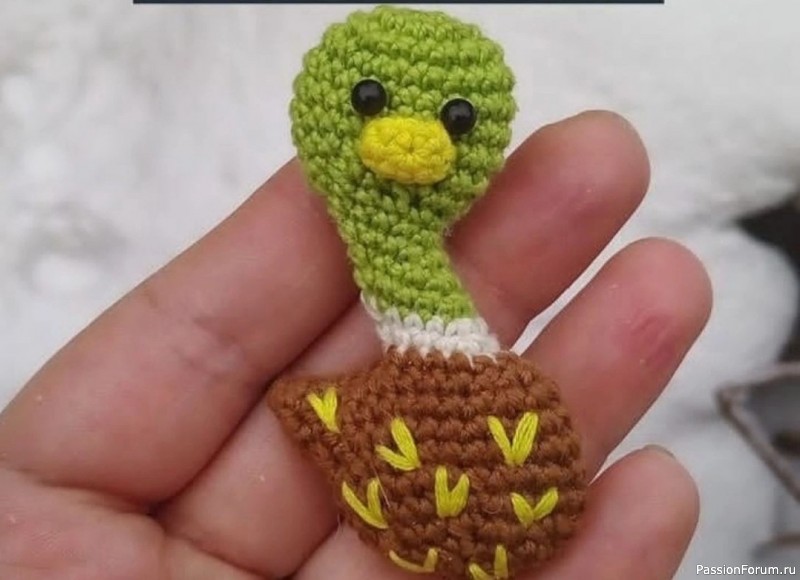 Брошь &quot;Уточка&quot;