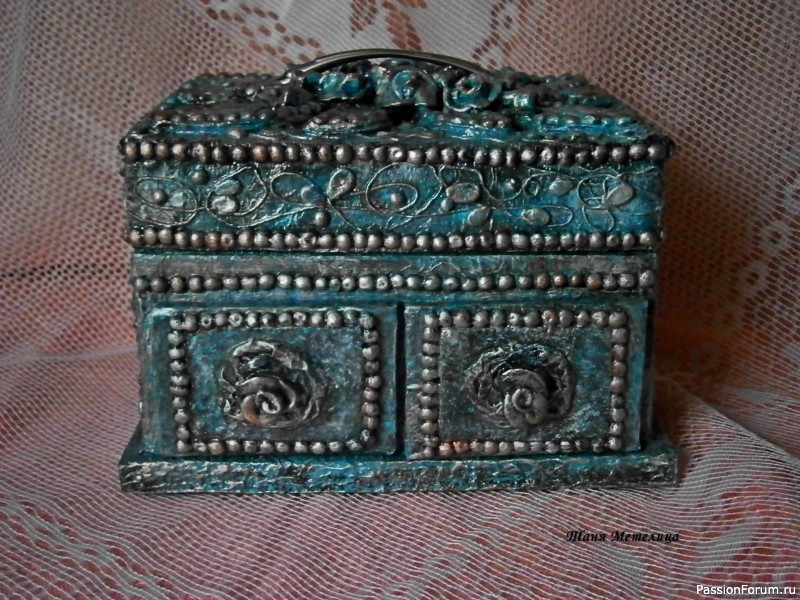 Комодики из коробочек.
