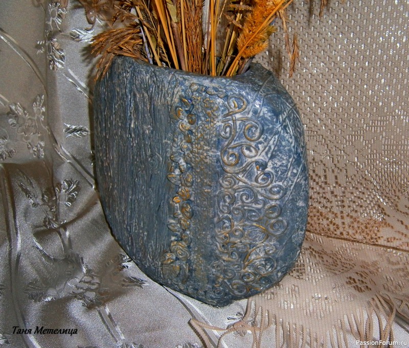 Вазы из пластиковой тары.