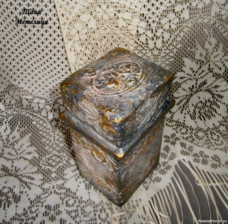 &quot;Каменная&quot; шкатулочка
