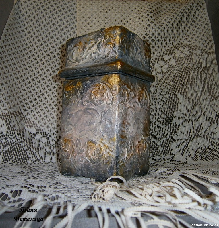&quot;Каменная&quot; шкатулочка