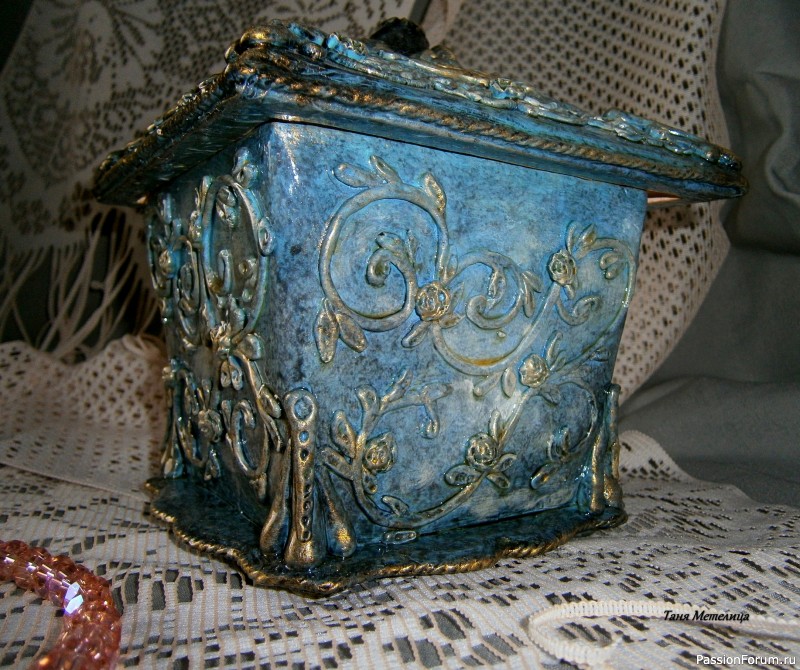 Шкатулки из коробочек от &quot;Рафаэло&quot;.