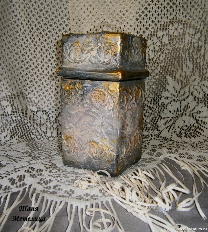 &quot;Каменная&quot; шкатулочка