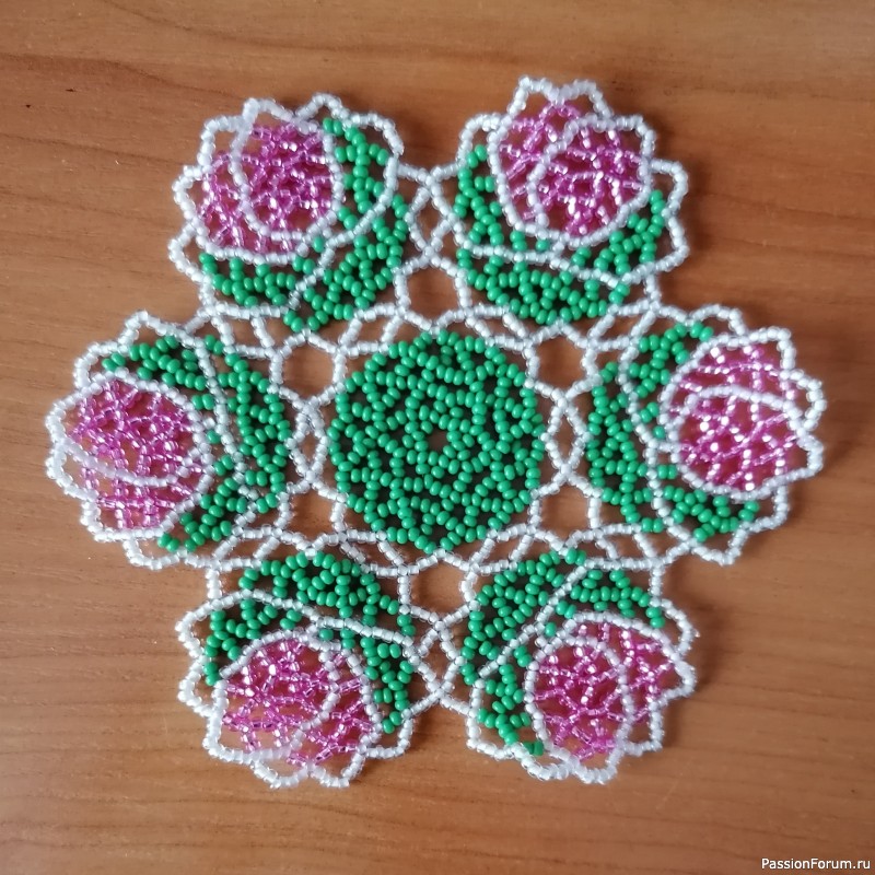 Салфетки из бисера