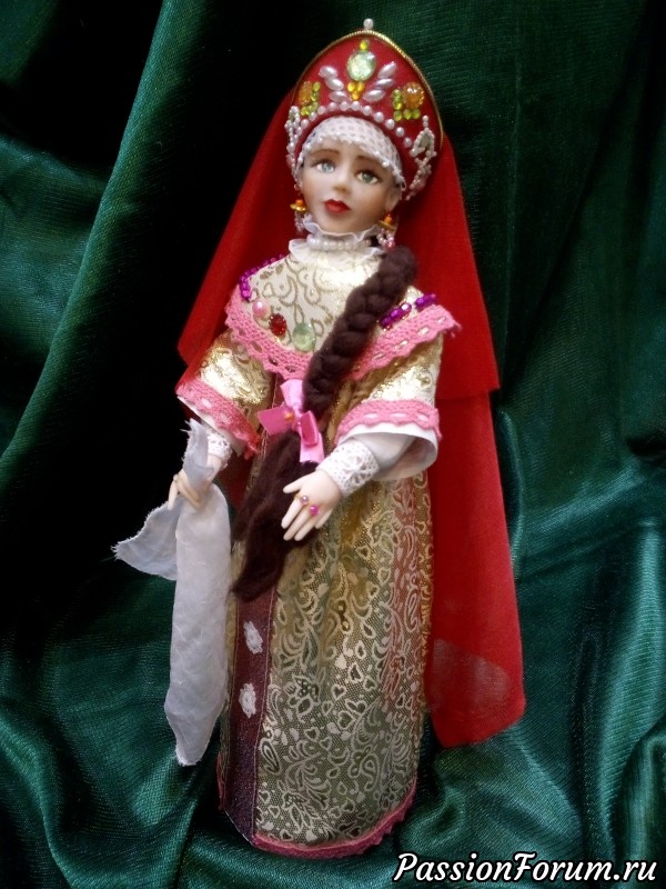 Кукла Ярослава (с процессом создания)