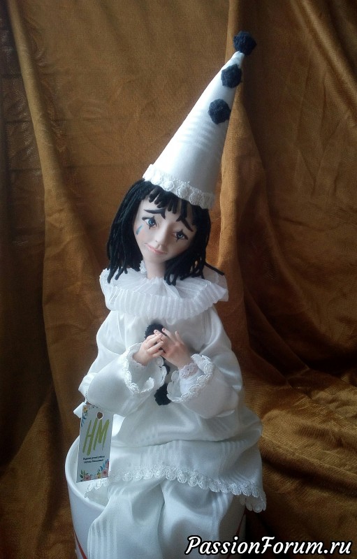 Кукла интерьерная Пьеро