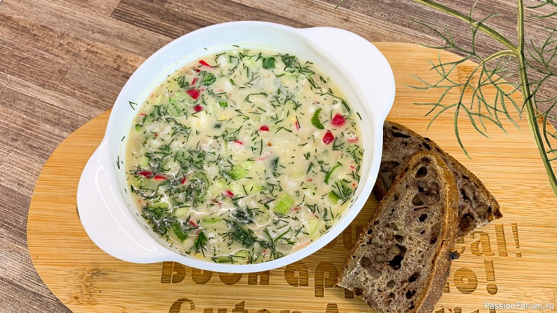 Окрошка классическая на квасе