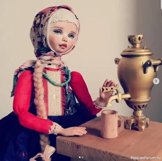 Марина Минина и её замечательные куклы.