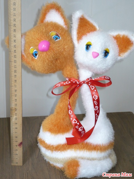 КОТ И КОШКА крючком. Описание