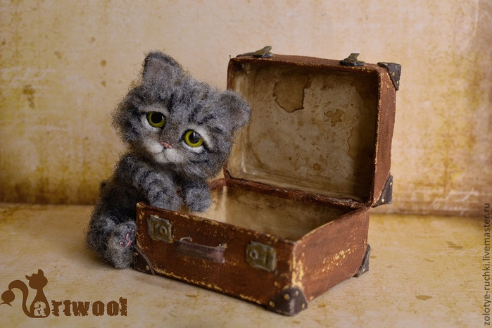 КОТЫ и КОШКИ Натальи Кузнецовой. Сухое валяние