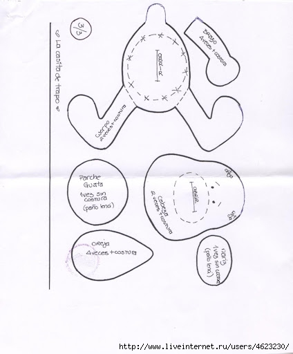 Японские куколки (с выкройками). Начало