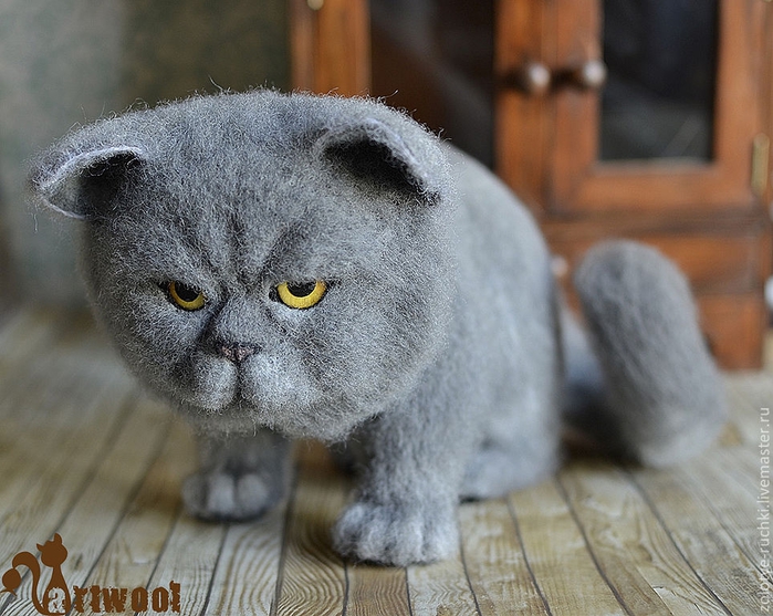 КОТЫ и КОШКИ Натальи Кузнецовой. Сухое валяние