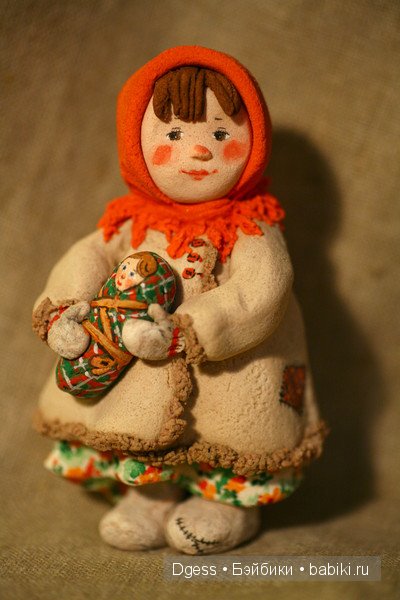 Куклы из солёного теста Валентины Петруниной