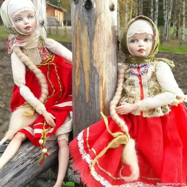 Марина Минина и её замечательные куклы.