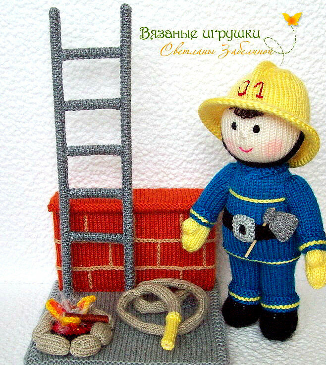 Связанные игрушки Светланой Забелиной -