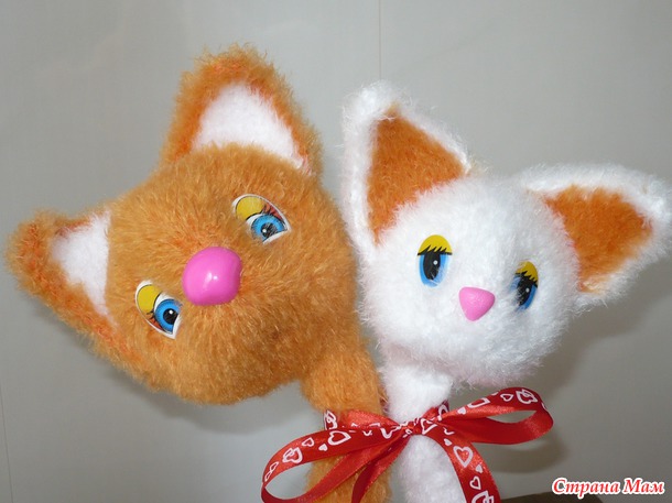 КОТ И КОШКА крючком. Описание