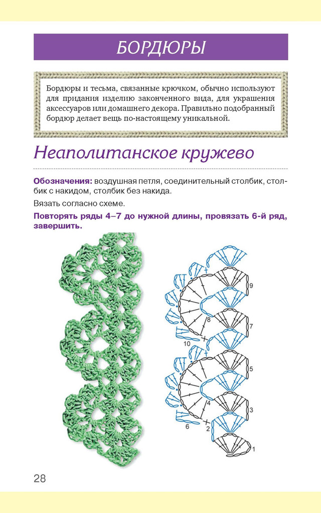 Узоры для вязания. Крючок