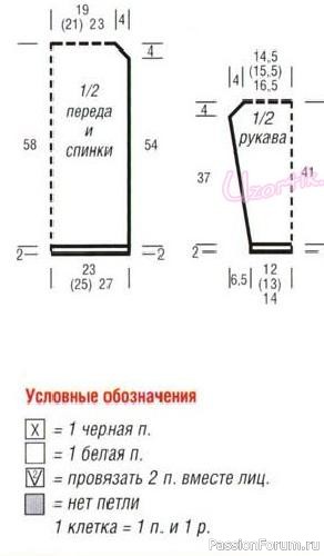 Жаккардовый пуловер с круглой кокеткой