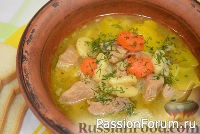 Тушеный гуляш с овощами