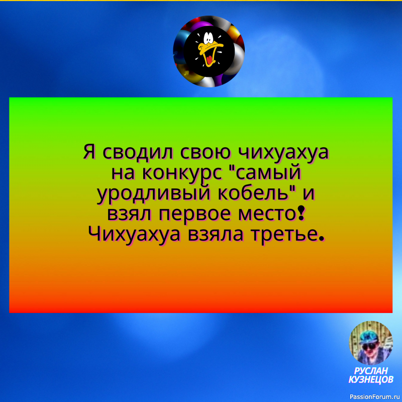 Юмор- замечательный способ сладить с действительностью,когда она обрушивается вам на голову.