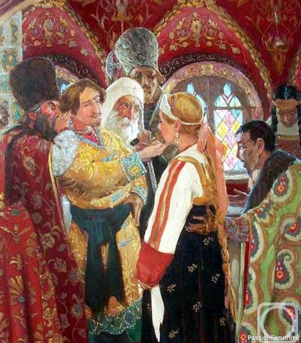 Всё о свадебных нарядах на Руси в старину