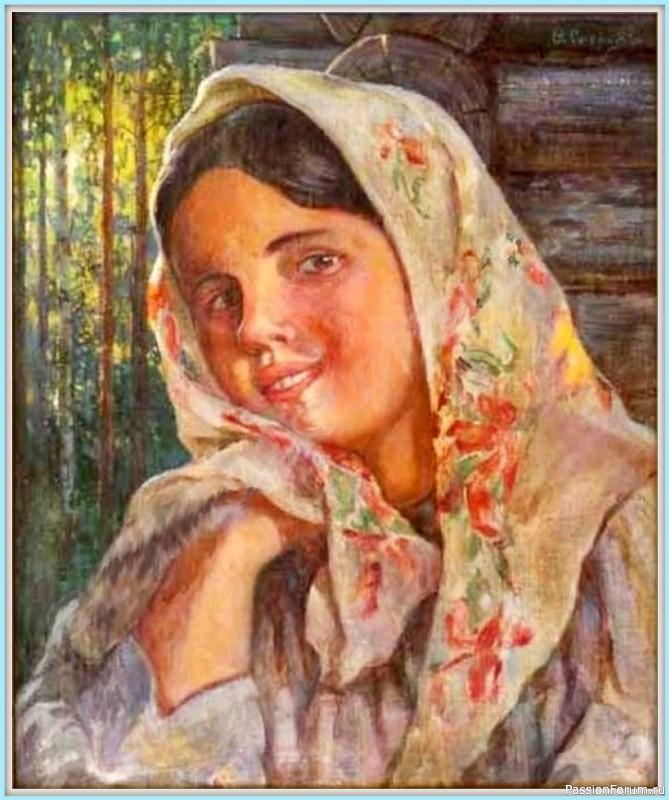 женщина крестьянка картинки
