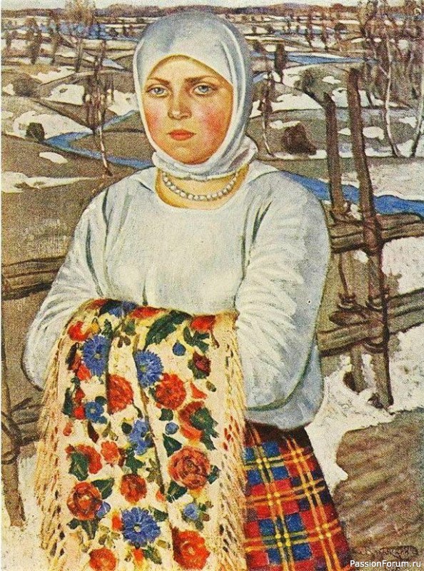 женщина крестьянка картинки