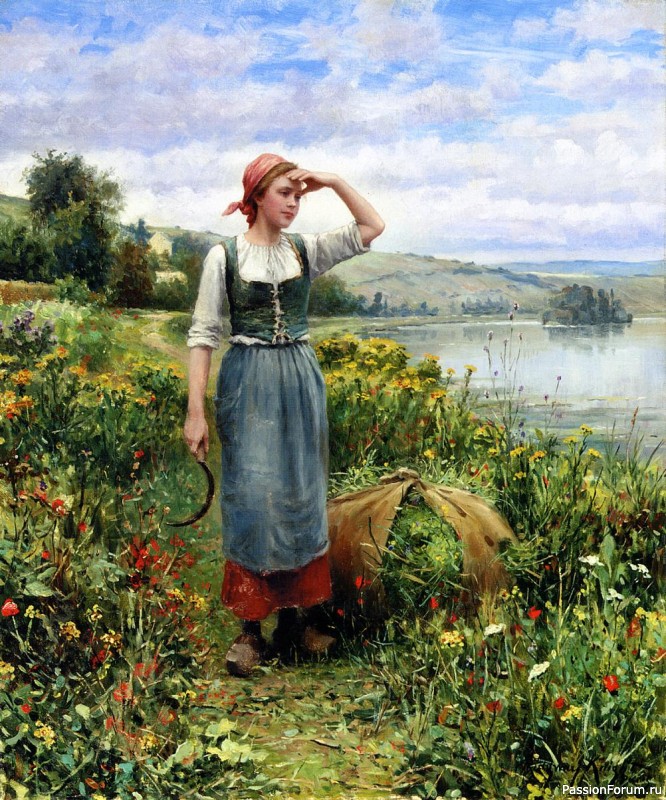 женщина крестьянка картинки