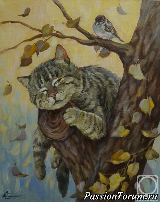 Дети, Ангелыи Коты от художника Кира Панина