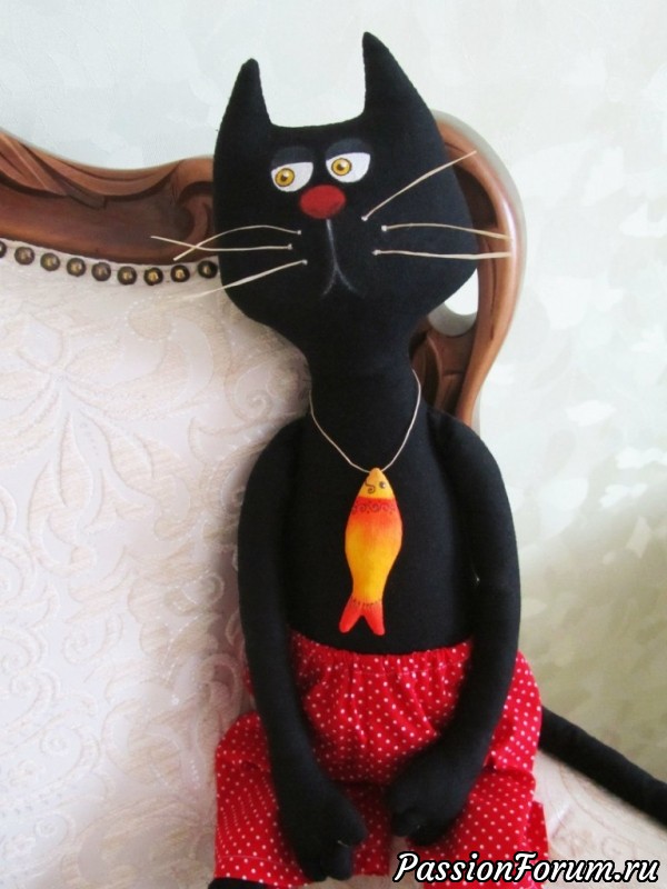 Текстильная игрушка. Коты