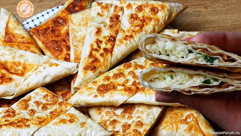 Быстрая Закуска из лаваша. Минимум времени на готовку