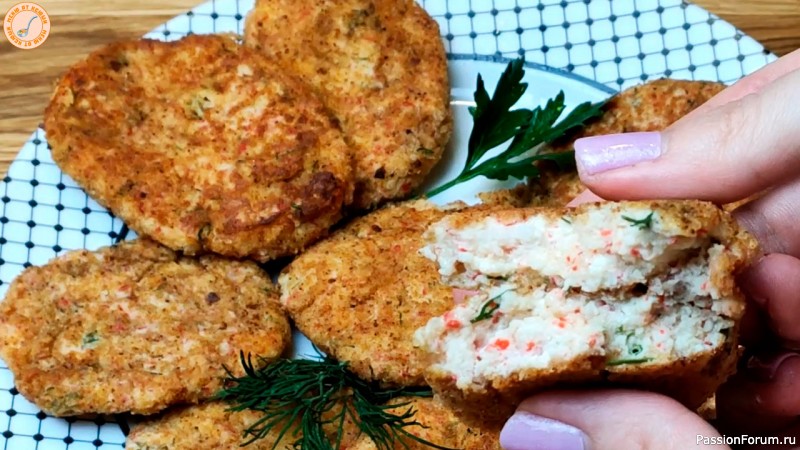 Сочные КРАБОВЫЕ КОТЛЕТКИ на ПРАЗДНИЧНЫЙ стол
