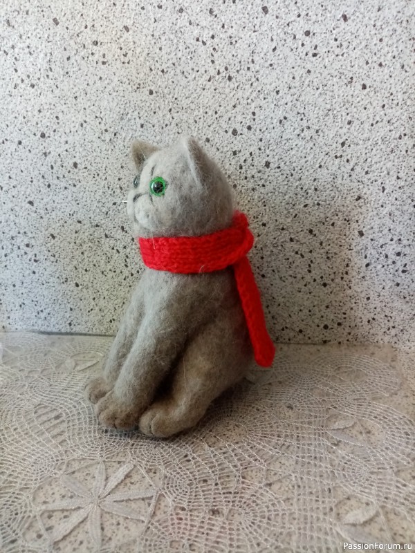 Интерьерные игрушки из шерсти