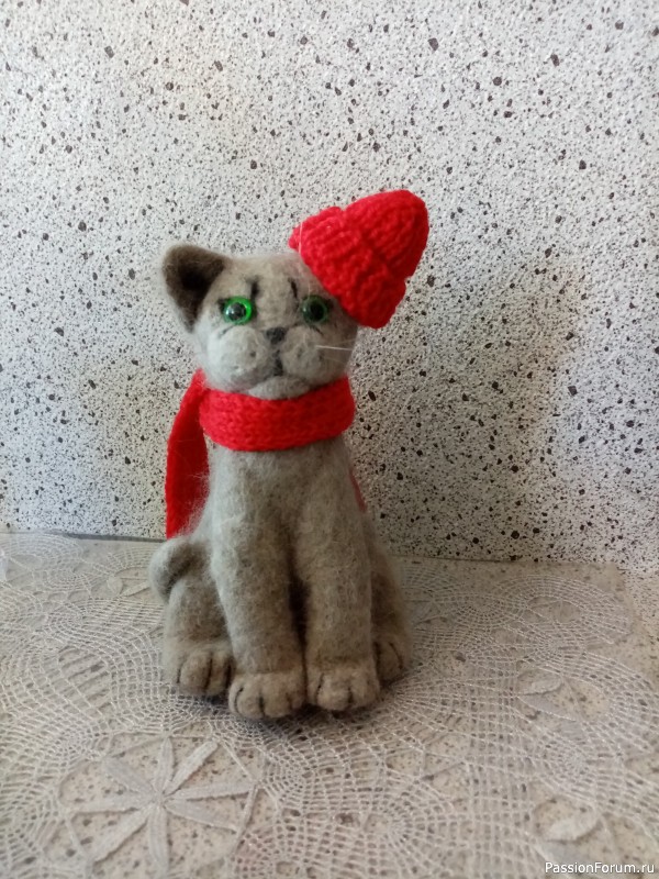 Интерьерные игрушки из шерсти