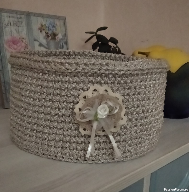Корзиночка-косметичка Ольги Шатуновой