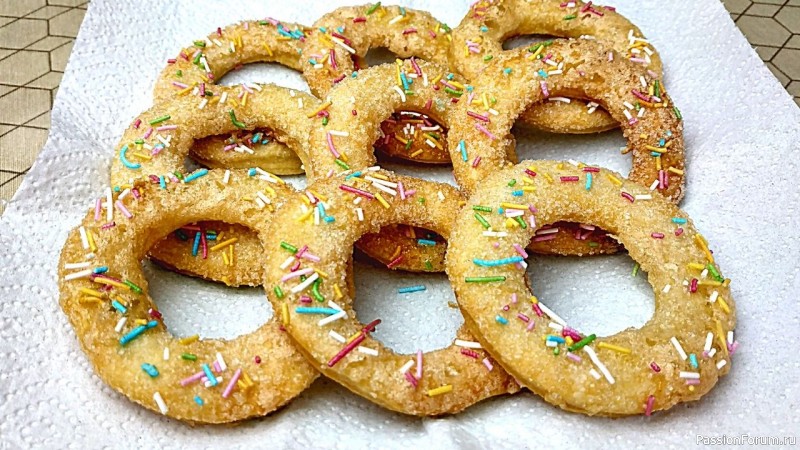 Сахарные колечки